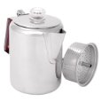GSI Outdoors Glaicer 65209 Stainless Percolator with Silicone Handle, 9 Cup