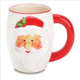 Smiling Santa Christmas Holiday Coffee Mug