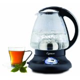 Capresso 260.03 PerfectTea Cordless 48-Ounce Electric Glass Kettle