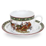 Portmeirion A Christmas Story Teacups and Saucers