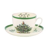 Spode Christmas Tree Teacup and Saucer