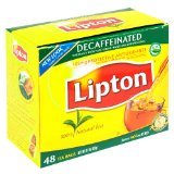 Lipton Black Tea, Decaffeinated, Tea Bags