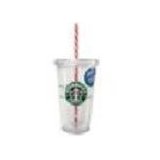 Starbucks 20 Ounce Clear Insulated Holiday Tumbler