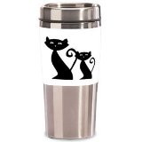 Cattitude 14 oz Stainless Insulated Tumbler Mug