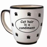 Cat Hair is a Condiment Coffee Mug