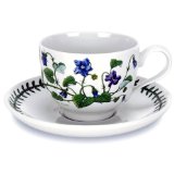 Portmeirion Botanic Garden Tea Cup & Saucer Set of 6