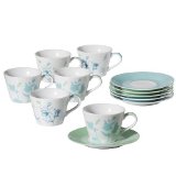 Yedi Coffee & Tea Blue Blossom Teacups & Saucers