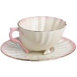 Belleek Neptune Teacup and Saucer Set