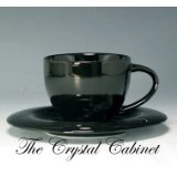 Mikasa Simplicity Black Cup and Saucer Set