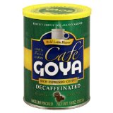 Goya Espresso Decaf Coffee Cans