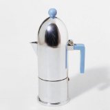 Alessi A9095/6 AZ Stovetop Espresso Maker Blue Handle