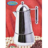 MBR Stainless Steel 6 Cup Espresso Maker