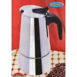 MBR Stainless Steel 6 Cup Espresso Maker