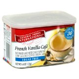 General Foods International Coffee, Sugar Free French Vanilla Cafe Coffee Drink Mix