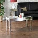 Southern Enterprises Palisades Mirrored Cocktail Table