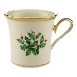 Lenox Holiday Gold Banded Ivory China Mug