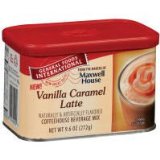 General Foods International Coffee, Vanilla Caramel Latte Drink Mix in Tins