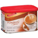 General Foods International Pumpkin Spice Latte Coffeehouse Beverage Mix in Tins