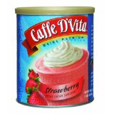 Caffe D'Vita Strawberry Fruit Cream Smoothie