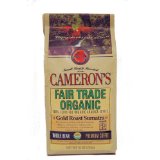 Cameron's Fair Trade/Organic Gold Roast Sumatra Whole Bean Coffee