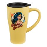 Vandor Wonder Woman Ceramic Travel Mug