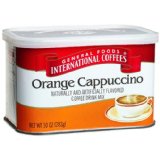 General Foods International Coffee, Orange Cappuccino Italina Style Coffee Drink Mix