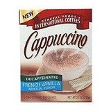General Foods International Coffees Decaf French Vanilla Cappuccino