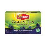 Green Tea Bags by Lipton Superfruit Purple Acai with Blueberry