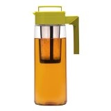 Takeya 66-Ounce Iced Tea Maker with Silicone Handle, Avocado/Olive