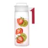 Takeya 66-Ounce White/Raspberry Fruit Infusion Jug