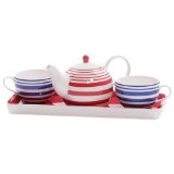 Hues&Brews Stripes Tea For 2