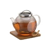 BonJour Harmony Glass Teapot with Stainless Steel Infuser