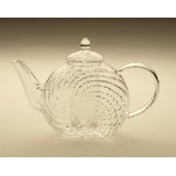 BonJour Swirl Round Glass Teapot with Glass Infuser