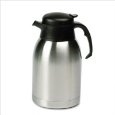 Hormel SVC-190 Stainless Steel Lined 1.9 Liter Vacuum Carafe Satin Finish/Black Trim