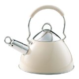 Fresco Stainless Steel & Cream 2 Liter Tea Kettle