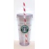 Starbucks 2010 Candy Cane Tumbler Venti 24 oz