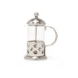 Lacafetiere Santos 3 Cup Coffee Press, Chrome